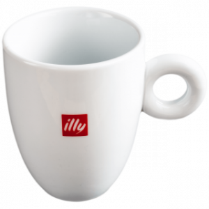 Большая кофейная кружка от Illy с принтом логотипа